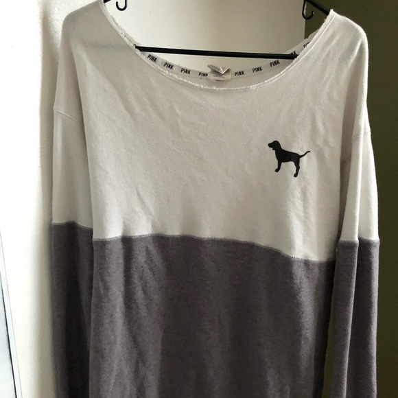 PINK Victoria's Secret Tops - Victoria Secret Pink off the shoulder Sweater